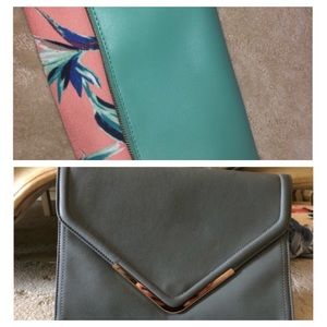 They can be bought separately Envelope clutch bag
